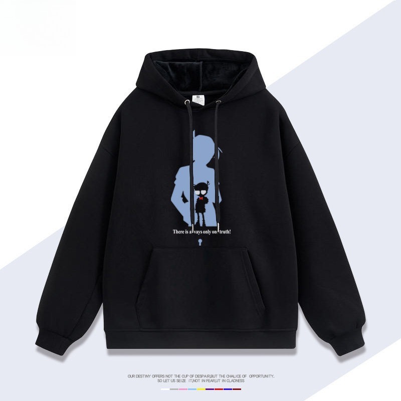 名偵探柯南 聯名衛衣新款 親子情侶裝連帽衛衣