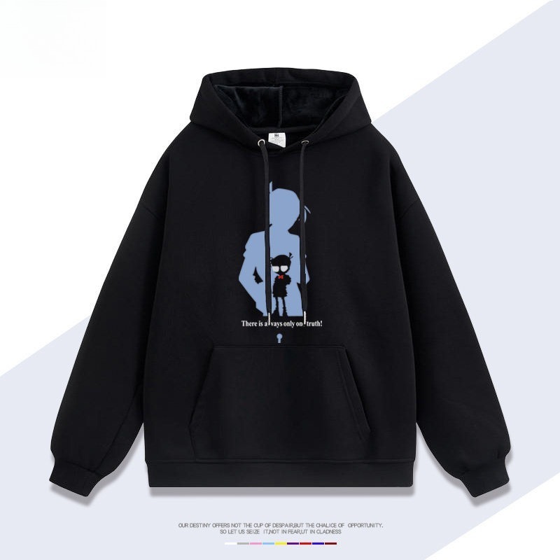 名偵探柯南 聯名衛衣新款 親子情侶裝連帽衛衣