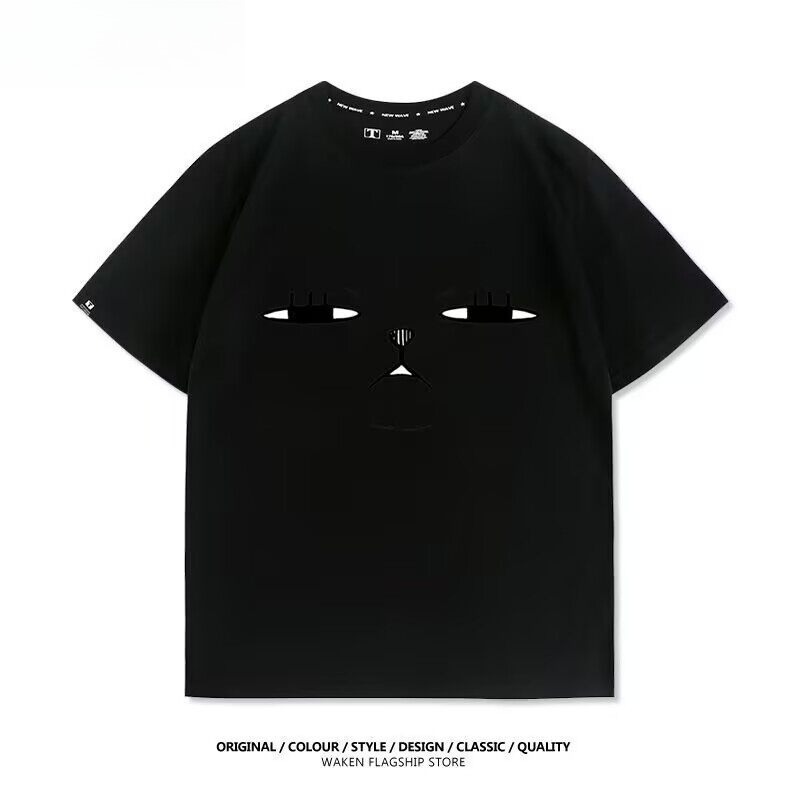 膽大黨 2026親子情侶男女同款 印花短袖T恤