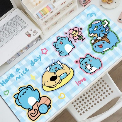 貓貓蟲 主題桌墊 布質滑鼠墊