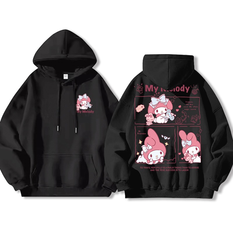 三麗鷗 聯名衛衣2025秋冬新款親子情侶裝連帽衛衣