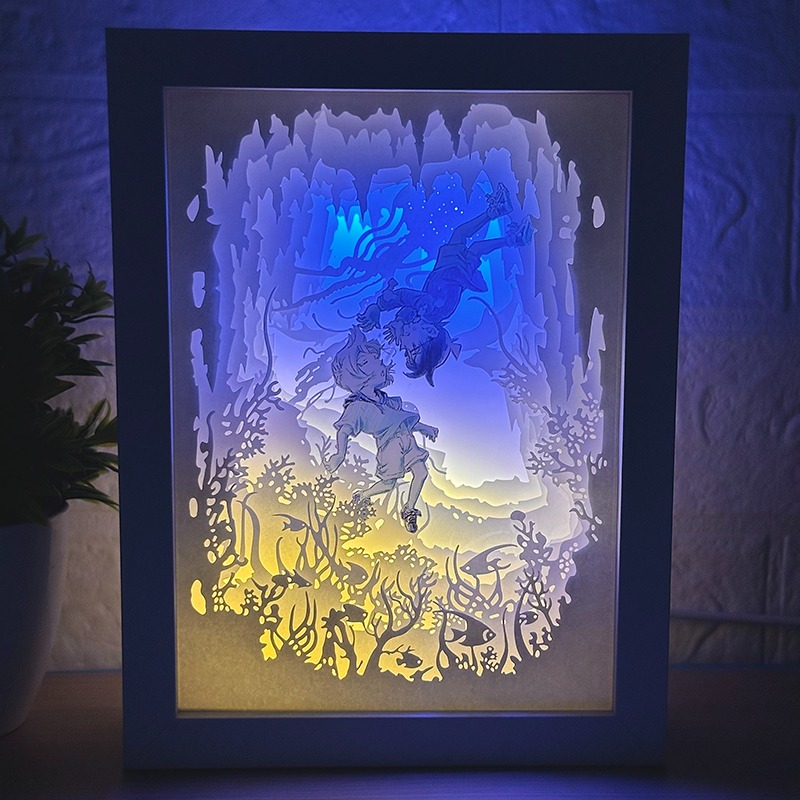 名偵探柯南周邊紙雕燈檯燈夜燈禮物
