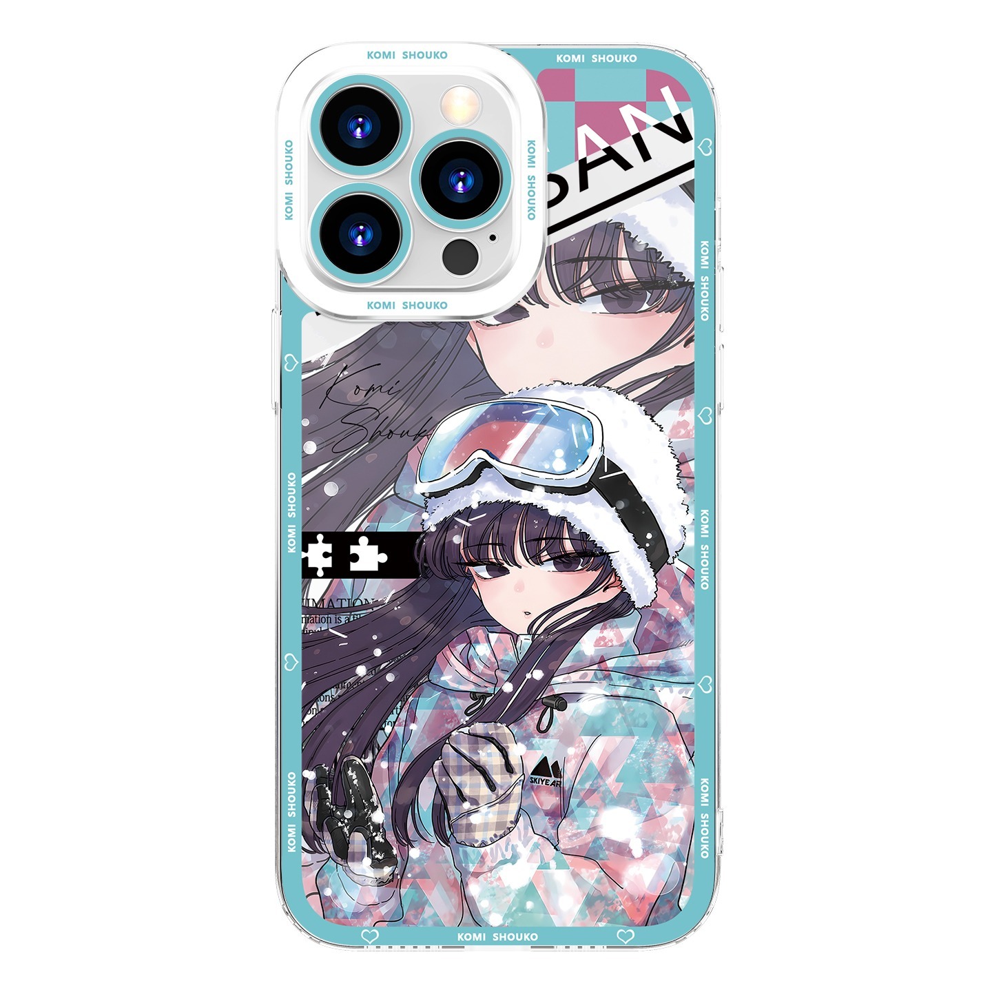 古見同學是溝通魯蛇天使眼透明防摔軟殼