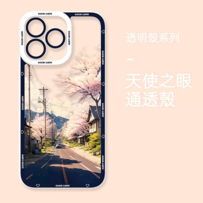 風景 天使眼透明防摔軟殼