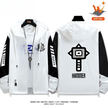 魔物獵人 輕薄透氣拉鏈防曬衣外套