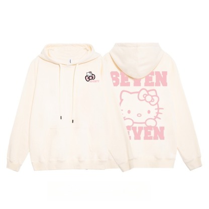 Hello Kitty凱蒂貓新款 親子情侶男女連帽衛衣