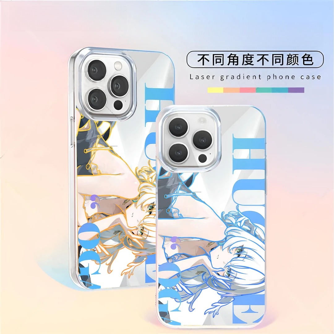 【大集合】動漫極光金漸變手機殼