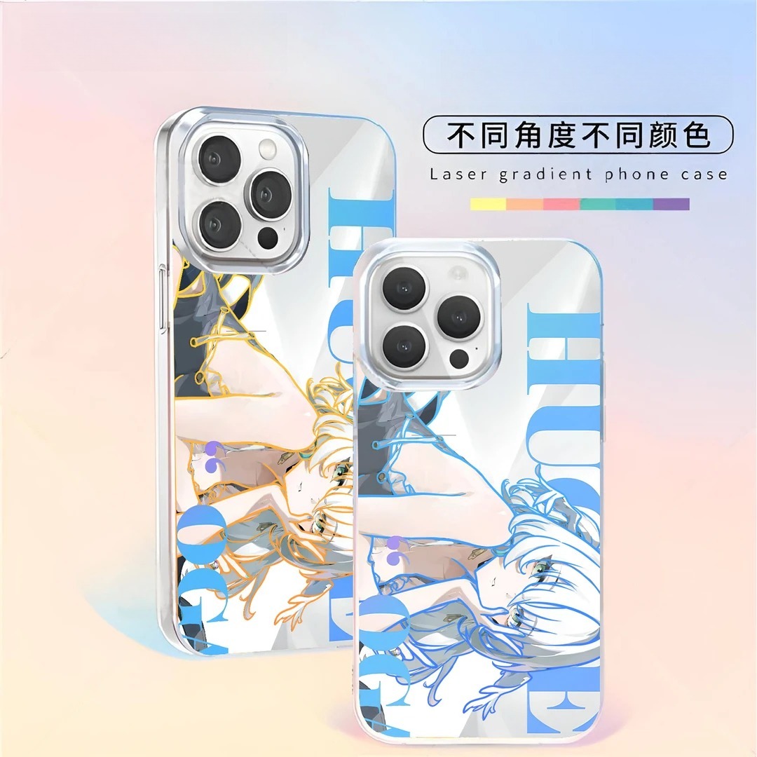 【大集合】動漫極光金漸變手機殼