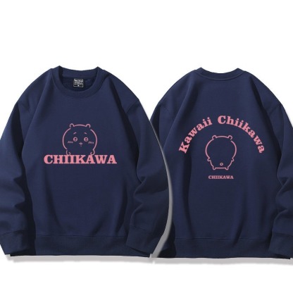 Chiikawa吉伊咔哇聯名親子情侶裝 圓領長袖