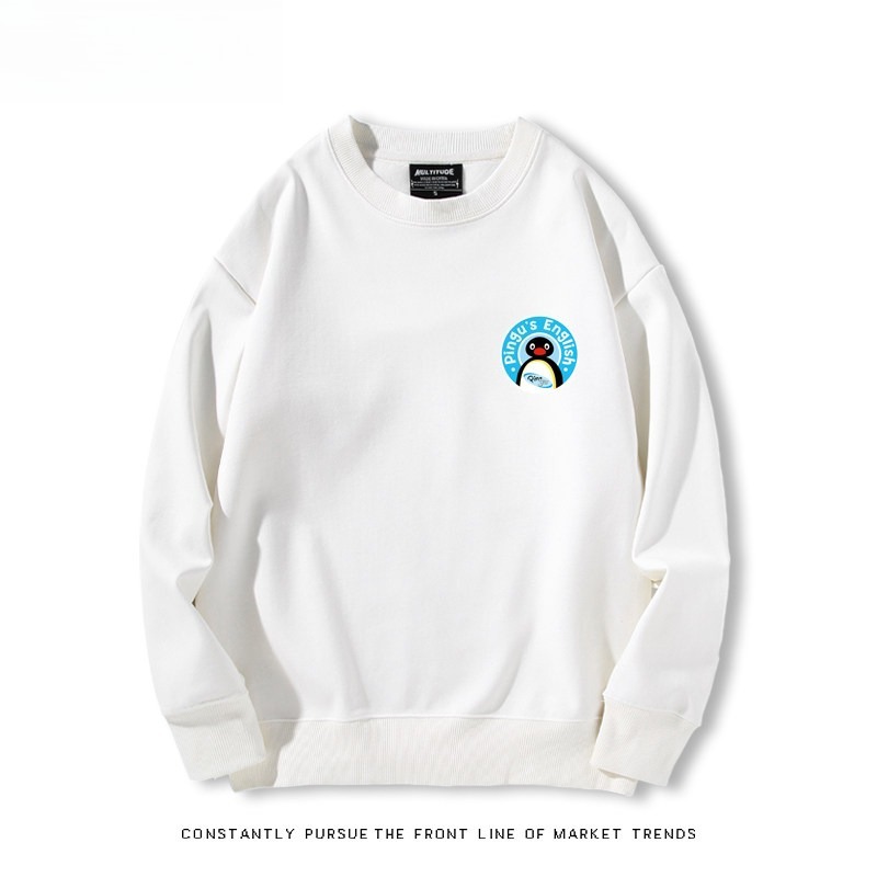 pingu 聯名親子情侶裝 圓領長袖