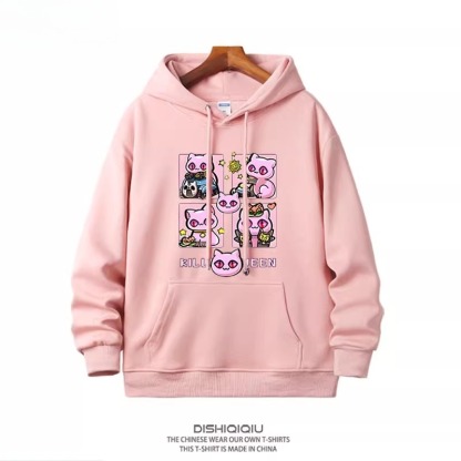 JOJO的奇妙冒險殺手皇后吉良吉影 2025秋冬新款親子情侶裝連帽衛衣