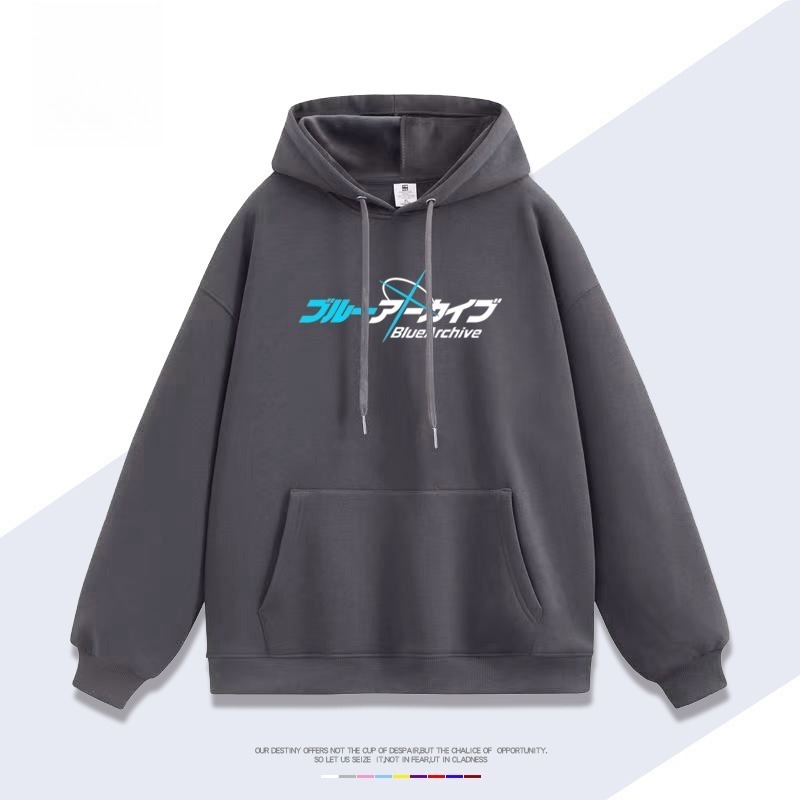 蔚藍檔案新款 親子情侶男女連帽衛衣