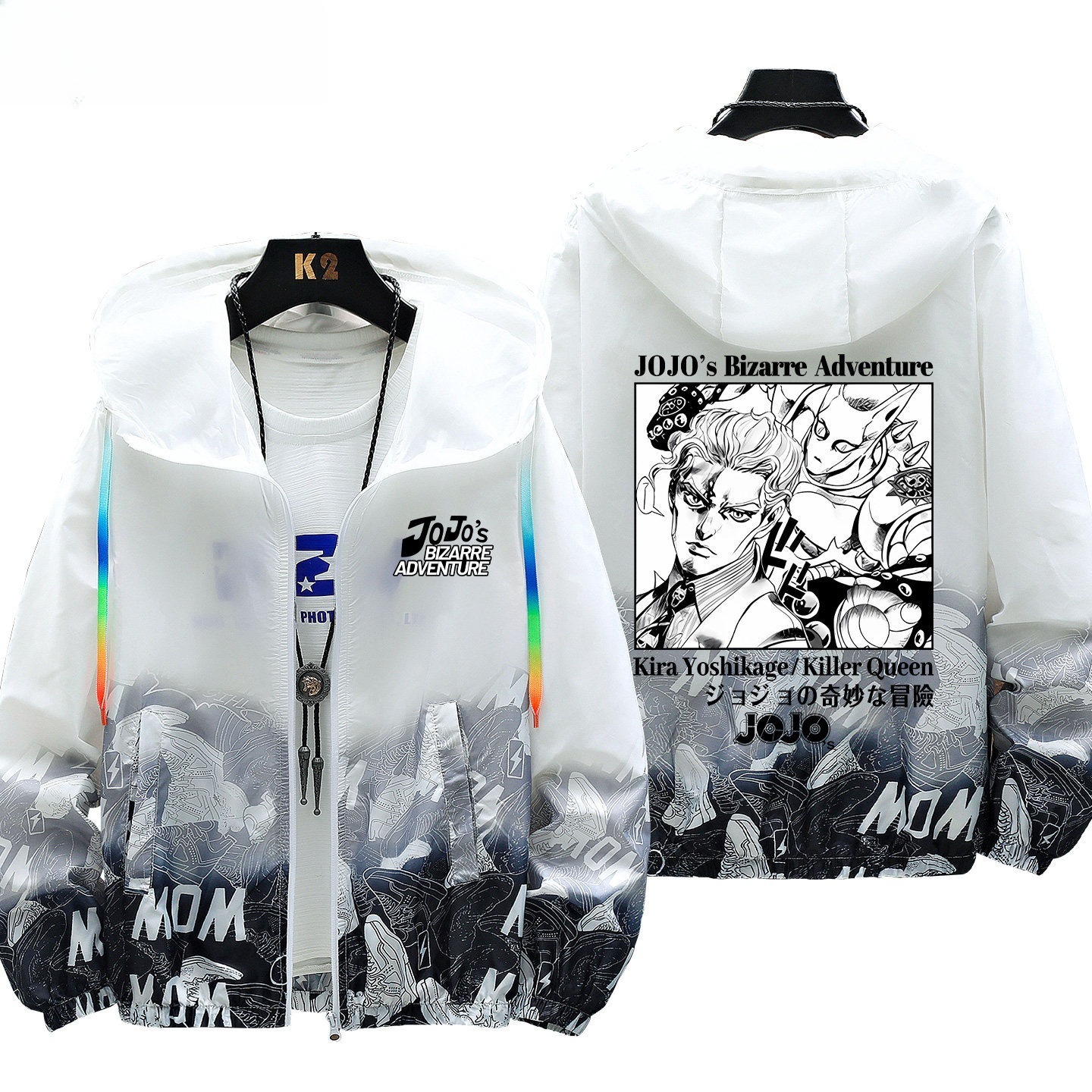 JOJO的奇妙冒險 輕薄透氣漸變防曬衣外套