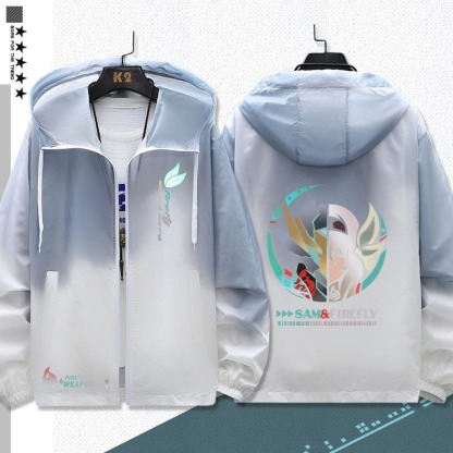 星穹鐵道流螢 輕薄透氣漸變防曬衣外套