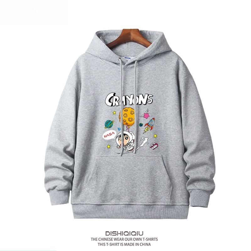 蠟筆小新新款 親子情侶男女連帽衛衣