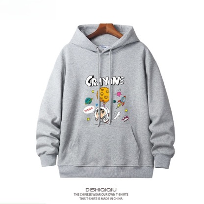 蠟筆小新新款 親子情侶男女連帽衛衣