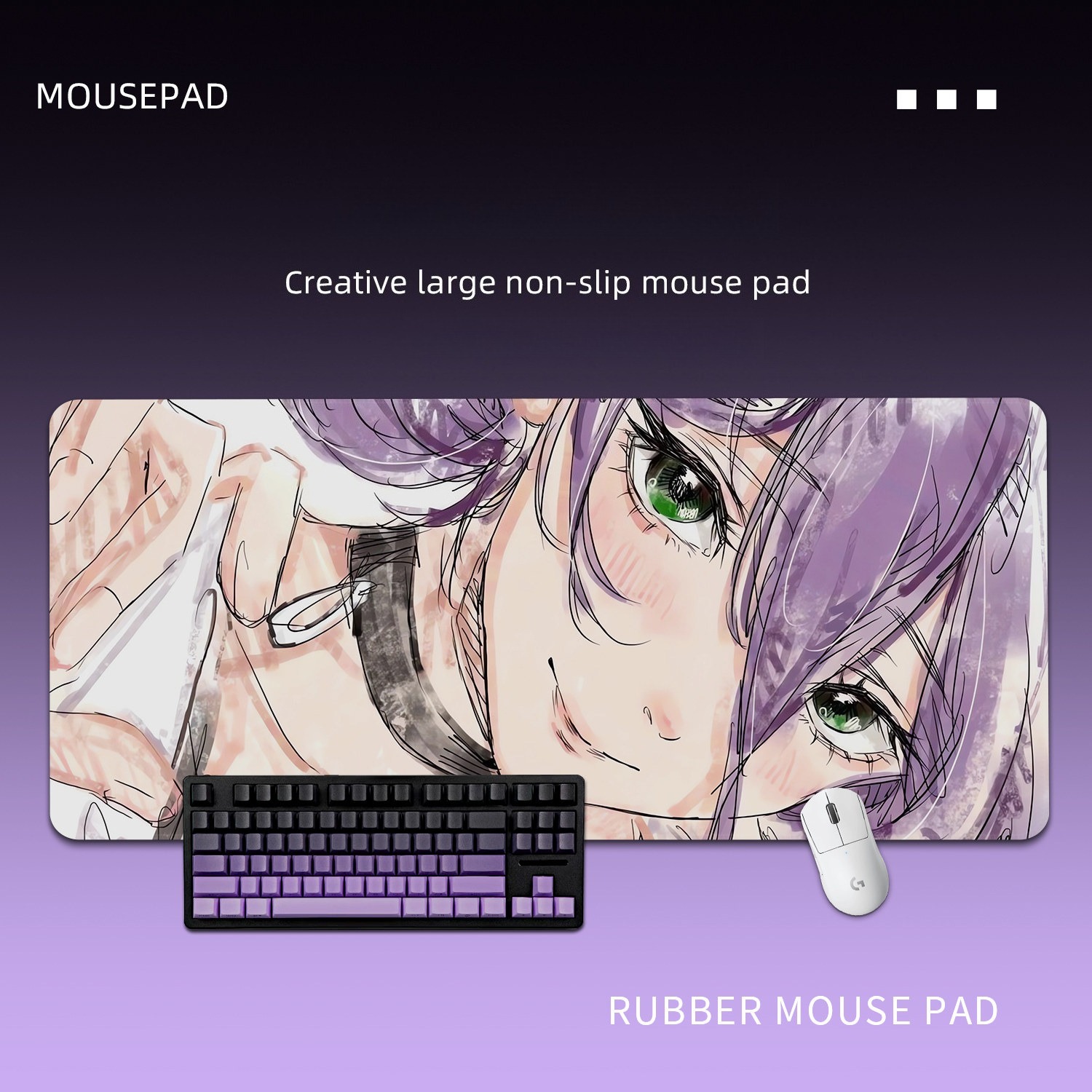 鏈鋸人蕾塞 主題桌墊 布質滑鼠墊