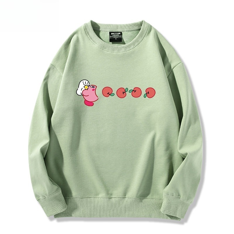 精靈寶可夢星之卡比 聯名親子情侶裝 圓領長袖