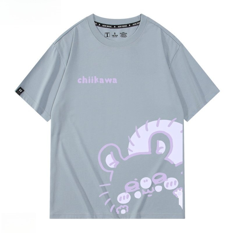Chiikawa 2026親子情侶男女同款 印花短袖T恤