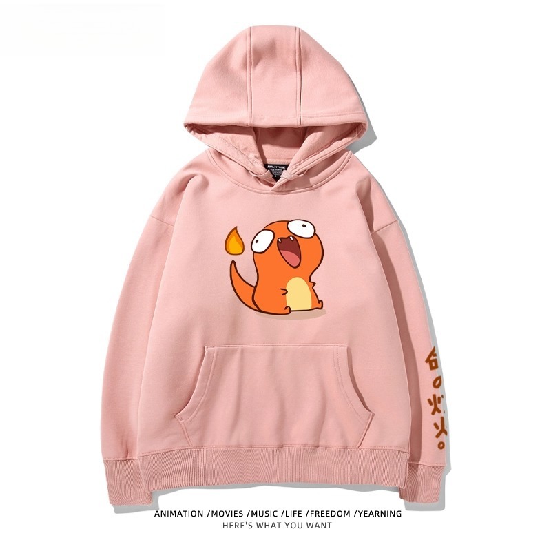 寶可夢Q版搞怪新款 親子情侶男女款連帽衛衣