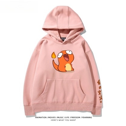 寶可夢Q版搞怪新款 親子情侶男女款連帽衛衣