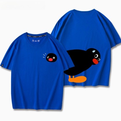 企鵝家族Pingu 印花短袖T恤