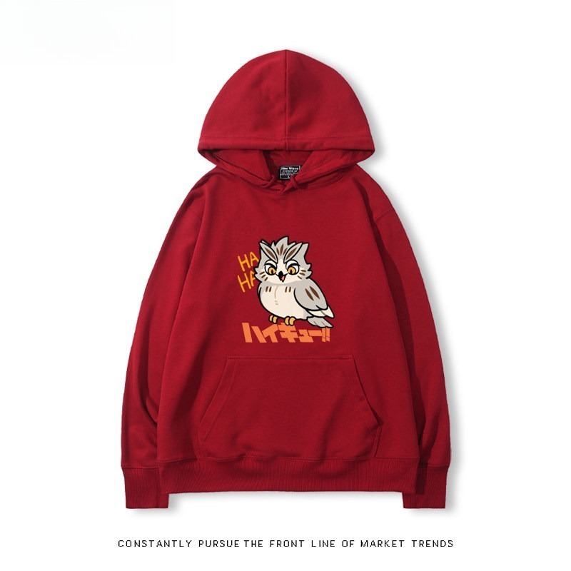 排球少年 聯名衛衣2026秋冬新款 親子情侶連帽衛衣