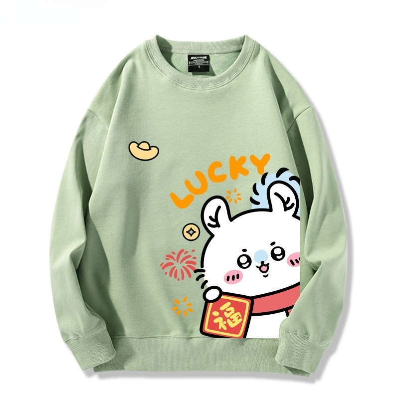 Chiikawa 聯名親子情侶裝 圓領長袖