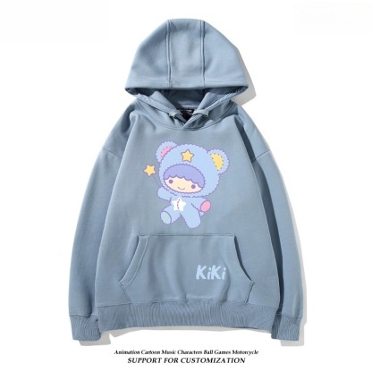 雙子星little twinstars新款 親子情侶男女連帽衛衣