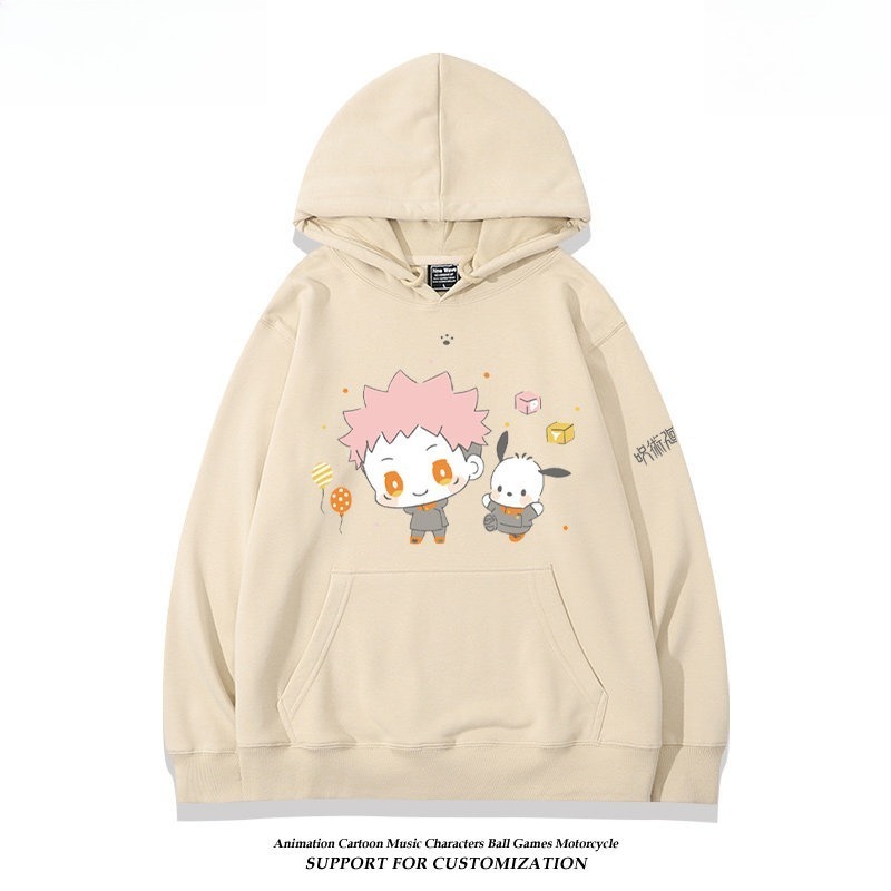 咒術迴戰 聯名衛衣2026秋冬新款親子情侶裝連帽衛衣