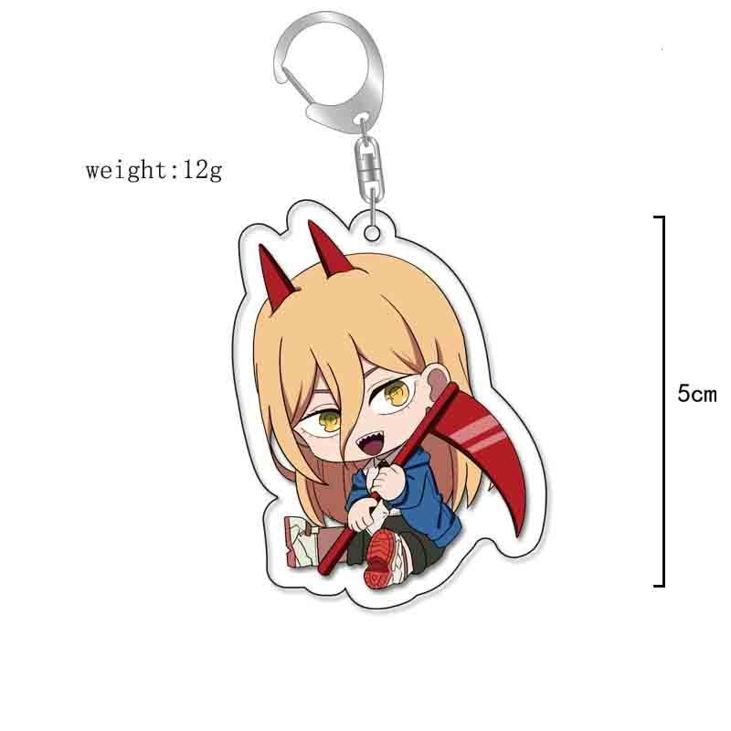 鏈鋸人鑰匙扣Chainsaw Man電次瑪奇瑪帕瓦蕾塞亞克力掛飾【單買三件起送】