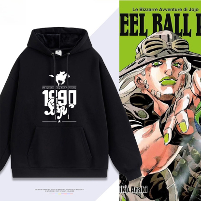 JOJO的奇妙冒險飆馬野郎 聯名衛衣2025秋冬新款 親子情侶裝連帽衛衣