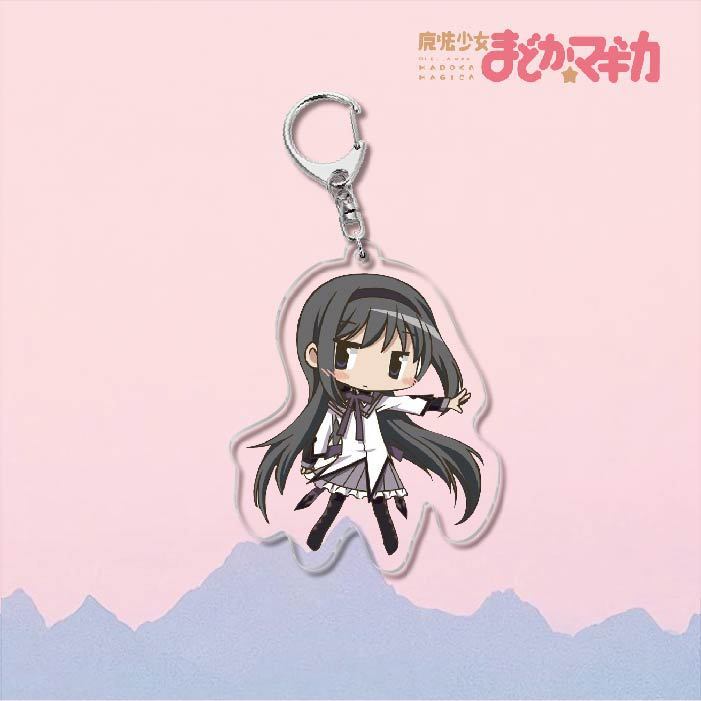 魔法少女小圓鹿目圓曉美焰美樹沙耶香巴麻美亞力克鑰匙扣立牌掛飾【單買三件起送】