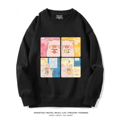 LuLu豬 聯名2024親子情侶裝 圓領長袖