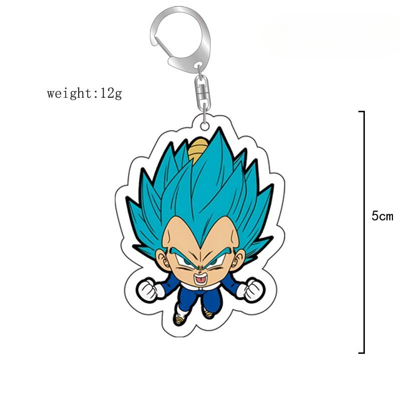 七龍珠孫悟空悟飯超級賽亞人魔笛貝吉塔18號比魯斯亞克力鑰匙扣 掛飾【單買三件起送】