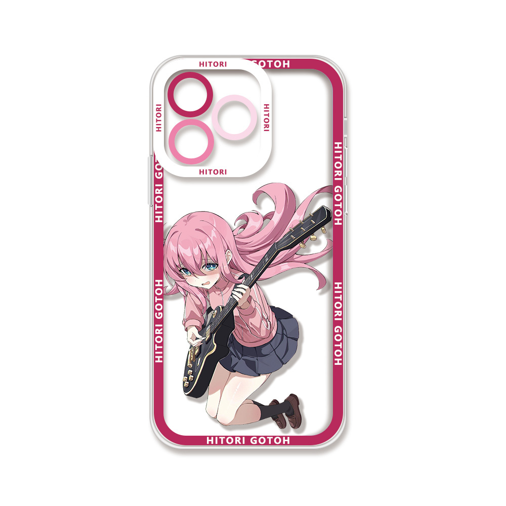 蘋果 系列孤獨搖滾天使眼透明防摔軟殼