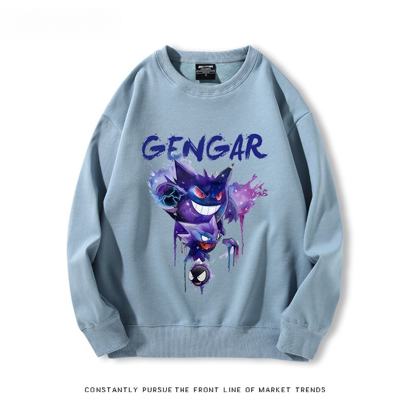 寶可夢耿鬼 聯名親子情侶裝 圓領長袖