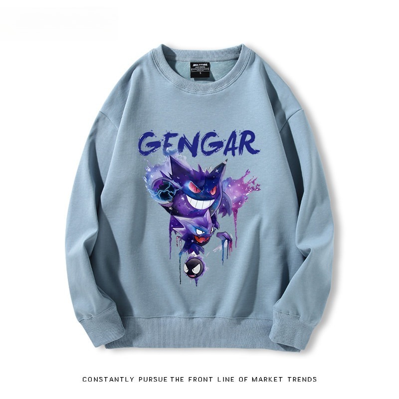 寶可夢耿鬼 聯名親子情侶裝 圓領長袖