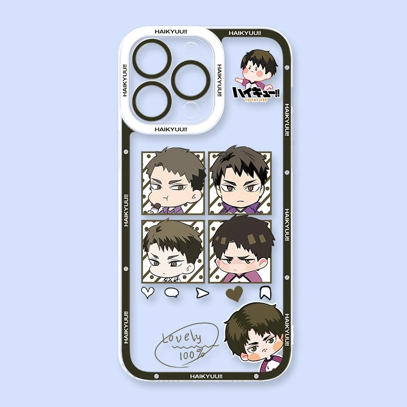 排球少年天使眼透明防摔軟殼