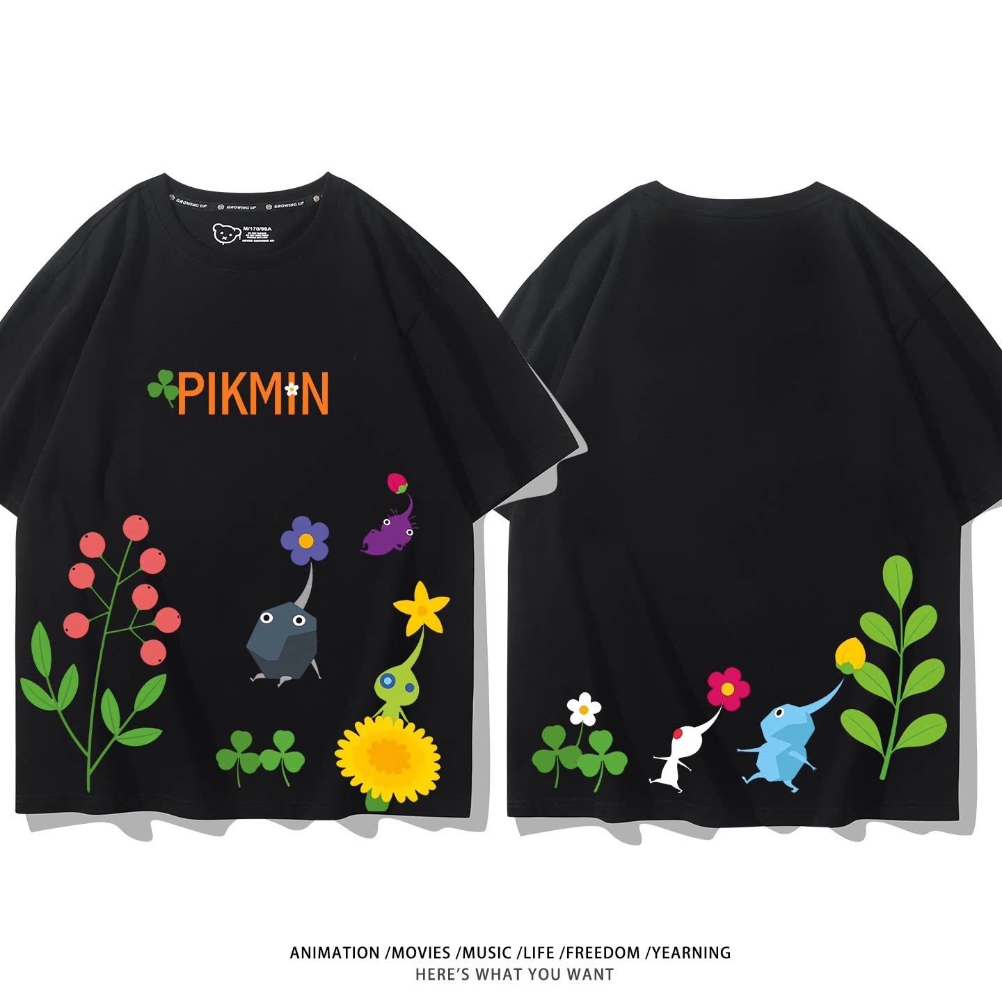 皮克敏PIKMIN4 印花短袖T恤