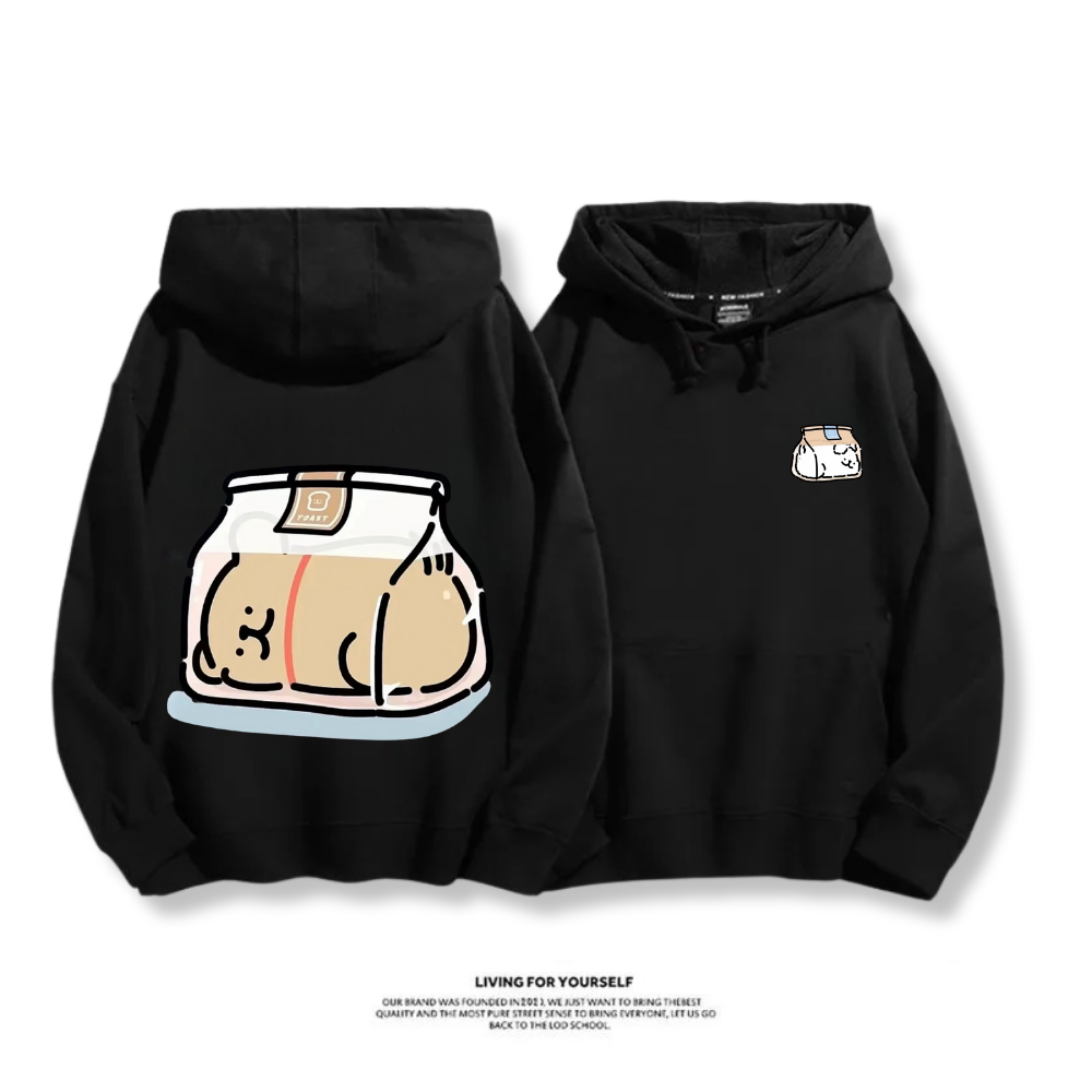 線條小狗 2025秋冬新款 親子情侶男女連帽衛衣