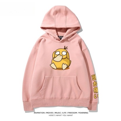 寶可夢Q版搞怪新款 親子情侶男女款連帽衛衣