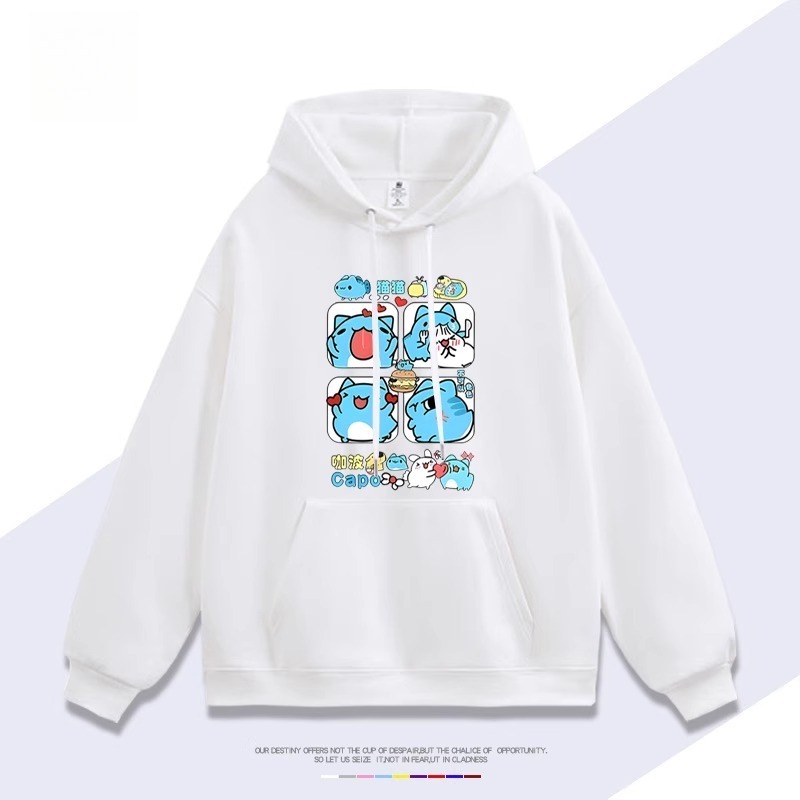 貓貓蟲咖波 2025秋冬新款親子情侶裝連帽衛衣