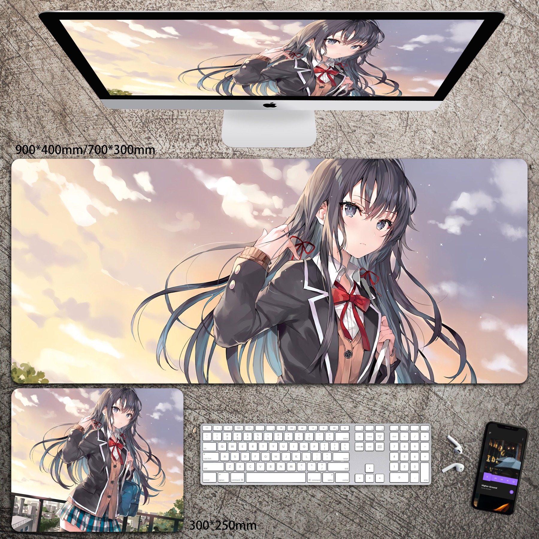 動漫系列 主題桌墊 布質滑鼠墊