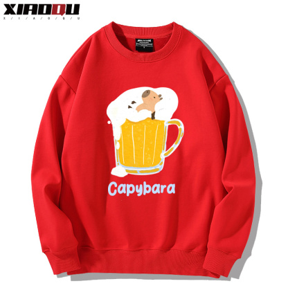 卡皮巴拉 2024親子情侶裝 圓領長袖