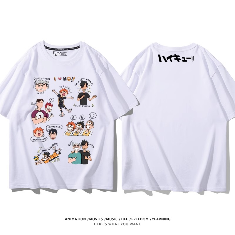 排球少年 2024親子情侶男女同款 純棉T恤