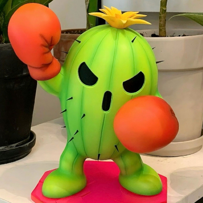 仙人掌獸限量版 數碼寶貝GK雕像