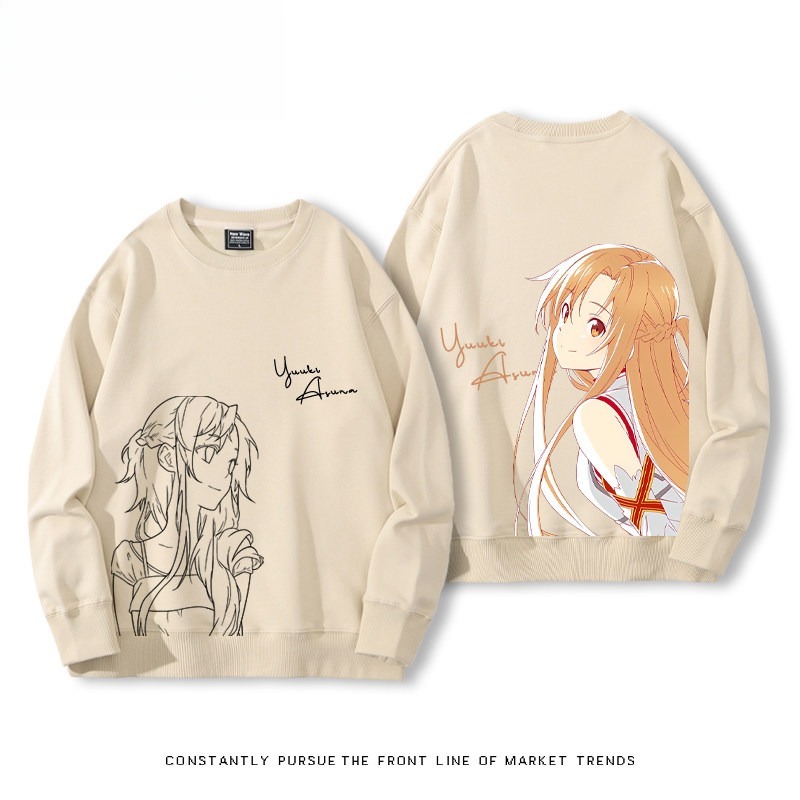 刀劍神域 聯名親子情侶裝 圓領長袖