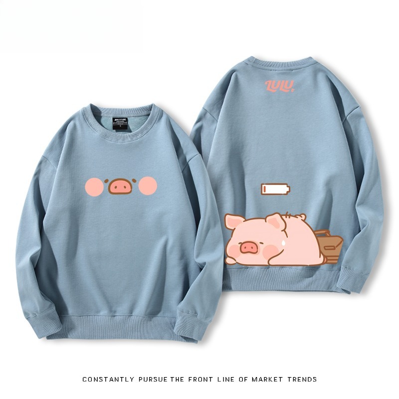 LuLu豬 聯名親子情侶裝 圓領長袖