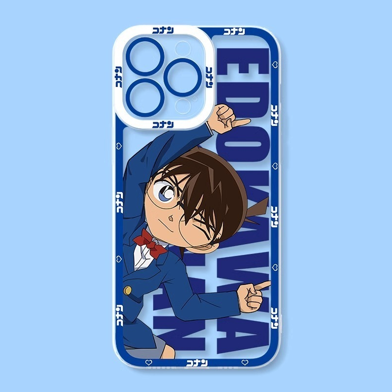 蘋果 系列名偵探柯南天使眼透明防摔軟殼